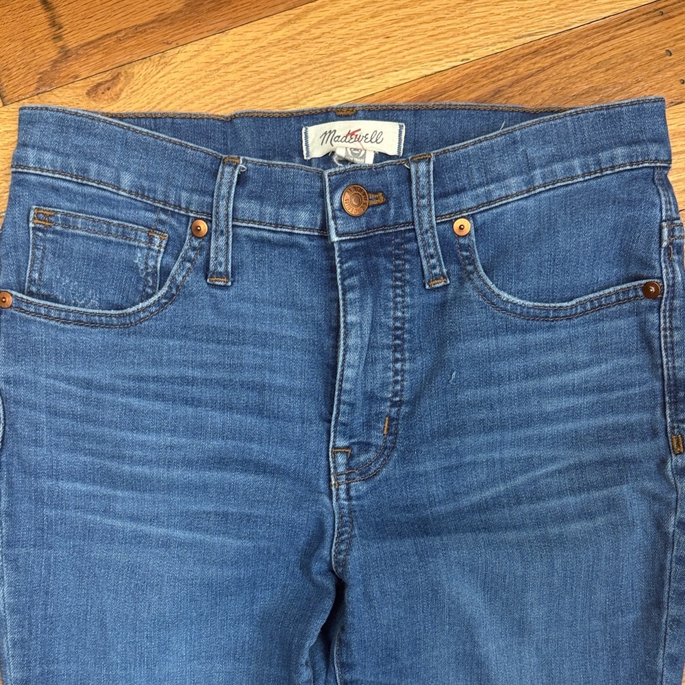 Madewell High Rise Blue Denim Jeans